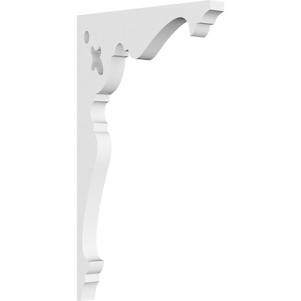 Ekena Millwork Heath Architectural Grade PVC Bracket, 5/8"W X 5 1/2"D X 9"H BKTP01X05X09HE - main